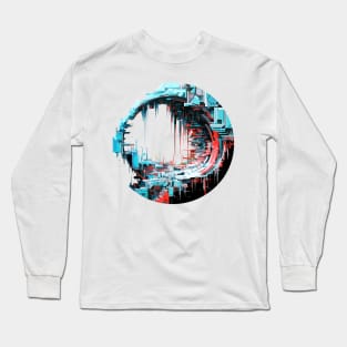 World City Circle Of Life Optimistic Fun Abstract Long Sleeve T-Shirt
